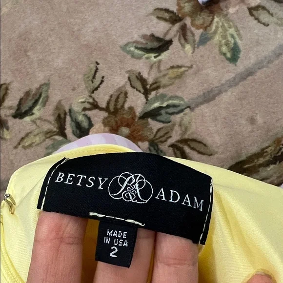 Adam Yellow Halter Midi Dress - Picture 6 of 8